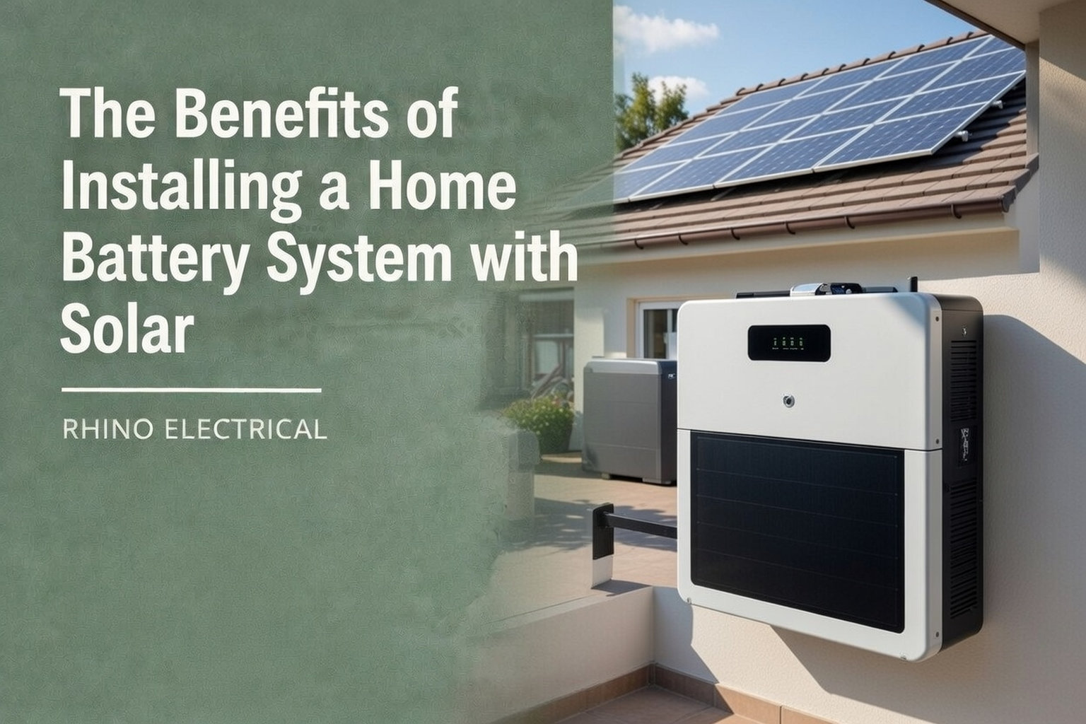 The Benefits of Installing a Home Battery System with Solar